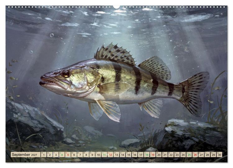 Produktbild: Talsperren - Zander (Wandkalender 2027 DIN A2 quer), CALVENDO Monatskalender
