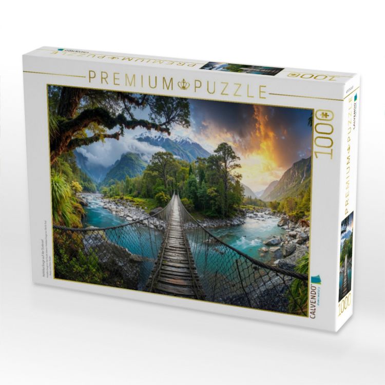 Produktbild: CALVENDO Puzzle Hokitika Gorge auf der S&uuml;dinsel | 1000 Teile Lege-Gr&ouml;&szlig;e 64x48cm Foto-Puzzle f&uuml;r gl&uuml;ckliche Stunden