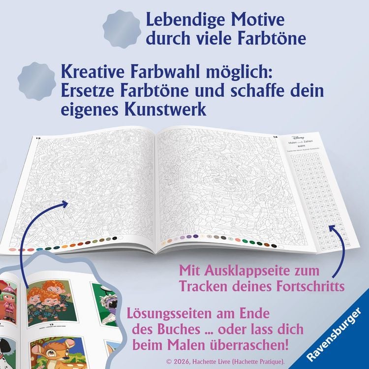Produktbild: Disney Malen nach Zahlen: Babys