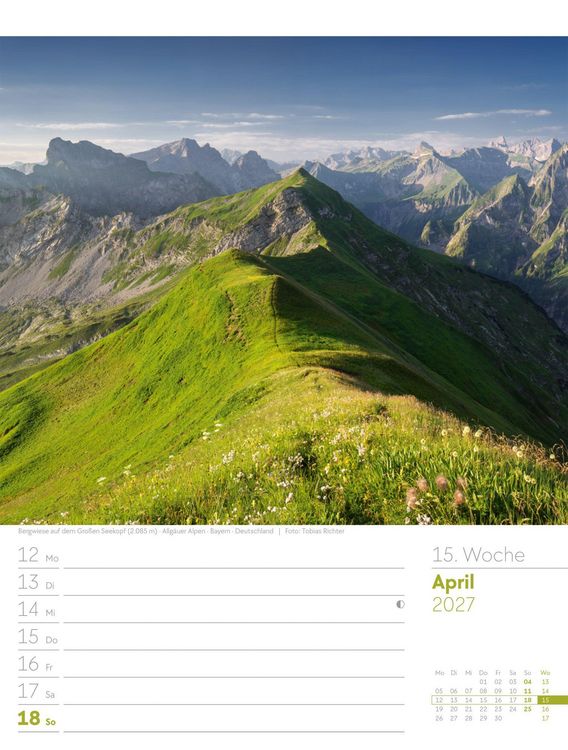 Produktbild: Faszination Alpenwelt Wochenplaner Kalender 2027