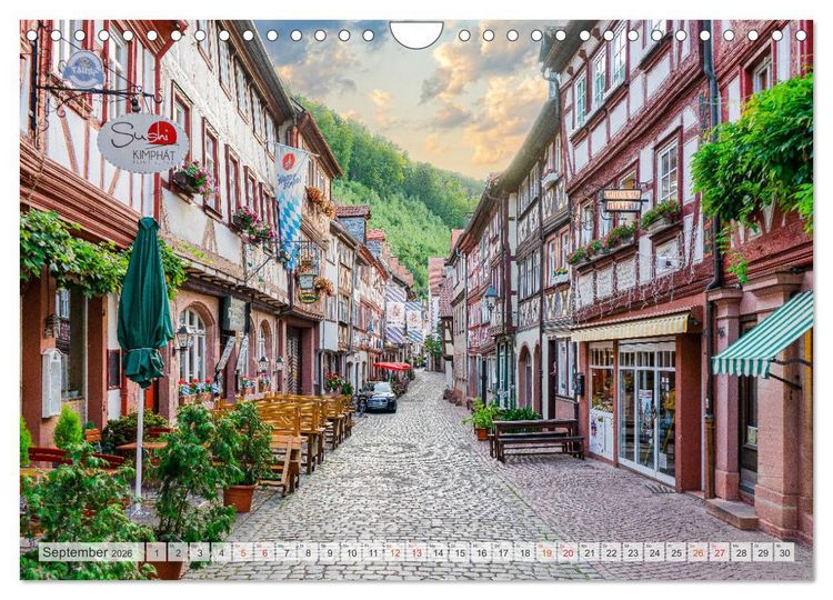 Produktbild: Miltenberg Impressionen (Wandkalender 2026 DIN A4 quer), CALVENDO Monatskalender