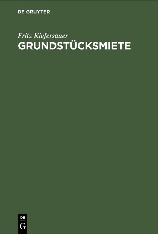 Produktbild: Grundst&uuml;cksmiete