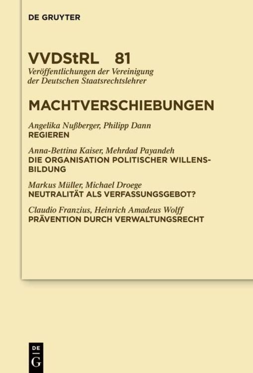 Produktbild: Machtverschiebungen