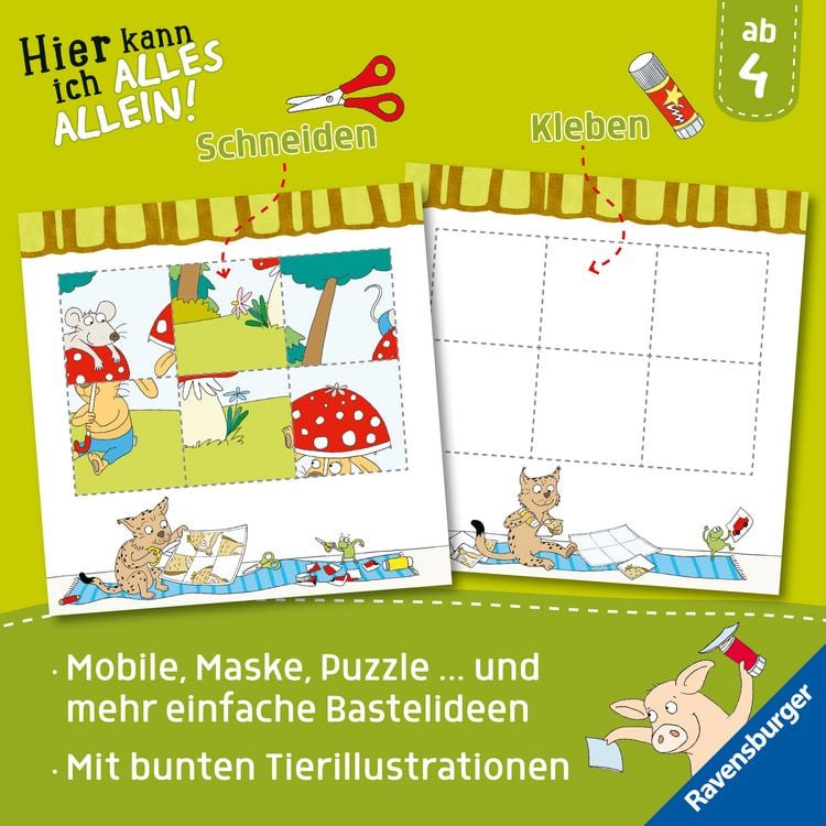 Produktbild: Im Kindergarten: Schneiden und Kleben