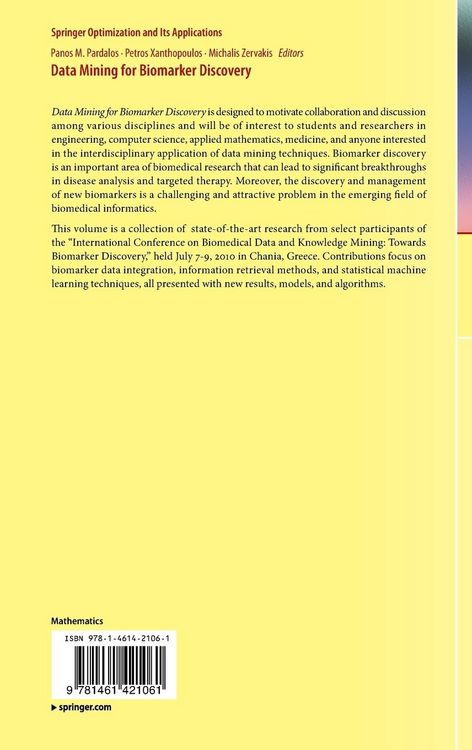 Produktbild: Data Mining for Biomarker Discovery
