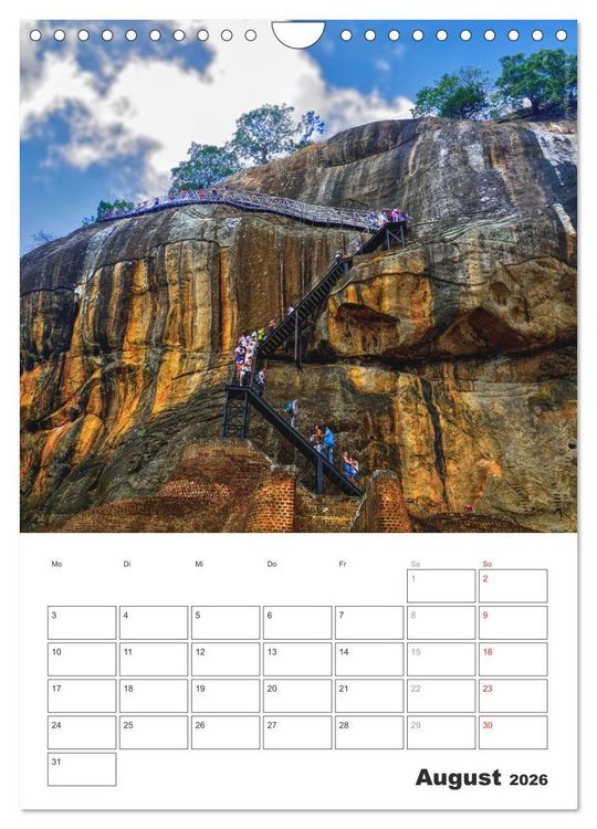 Produktbild: Sri Lanka 2026 - Exotisches Paradies - Jahresplaner (Wandkalender 2026 DIN A4 hoch), CALVENDO Monatskalender