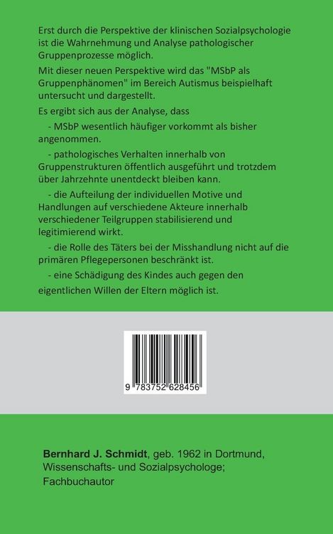 Produktbild: Das M&uuml;nchhausen Stellvertreter Syndrom als Gruppenph&auml;nomen