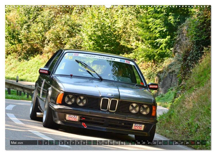 Produktbild: OLDTIMER BERGRENNEN - BMW Fahrzeuge (hochwertiger Premium Wandkalender 2025 DIN A2 quer), Kunstdruck in Hochglanz