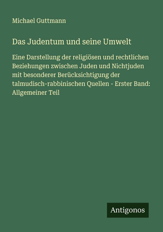 Produktbild: Das Judentum und seine Umwelt