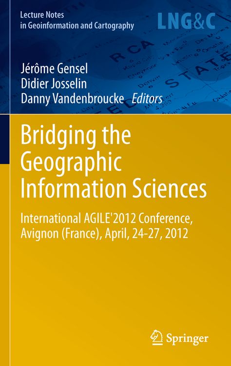 Produktbild: Bridging the Geographic Information Sciences