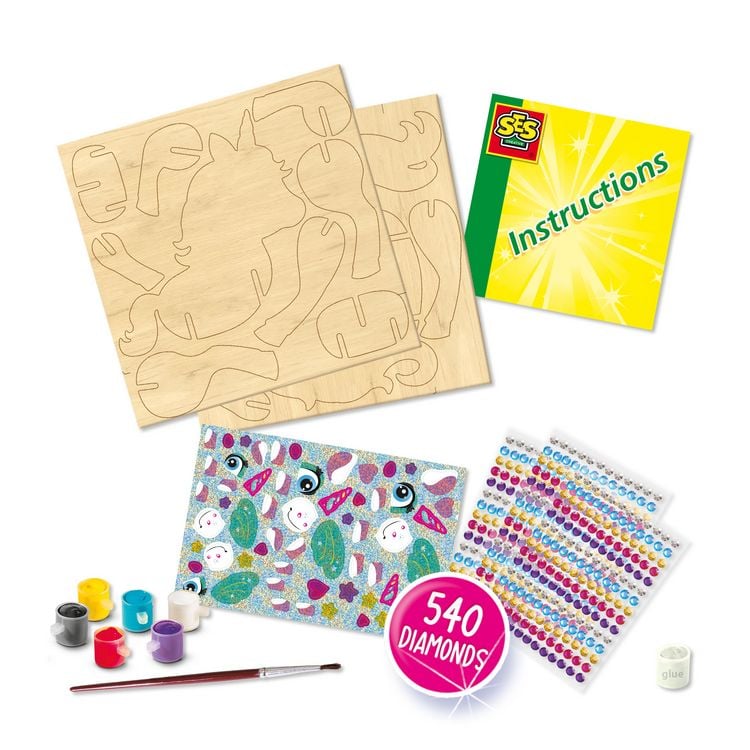 Produktbild: SES CREATIVE Diamond Painting 3D Einh&ouml;rner
