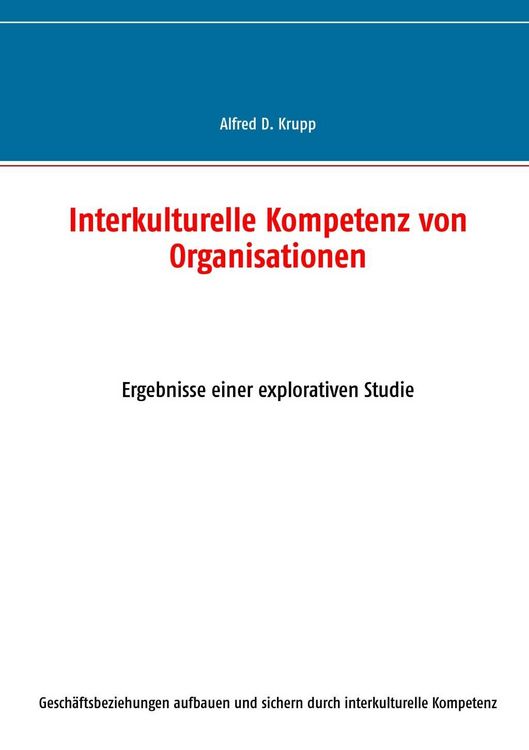 Produktbild: Interkulturelle Kompetenz von Organisationen