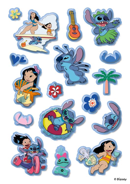 Produktbild: Disney Stitch: Malspa&szlig; mit 3D-Stickern