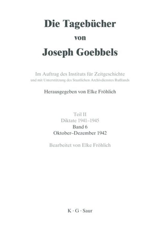 Produktbild: Oktober - Dezember 1942