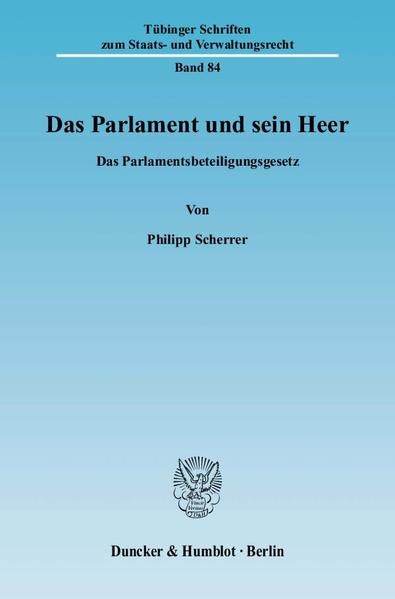 Produktbild: Das Parlament und sein Heer.