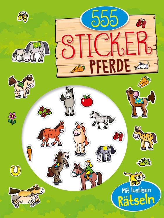 Produktbild: 555 Sticker Pferde