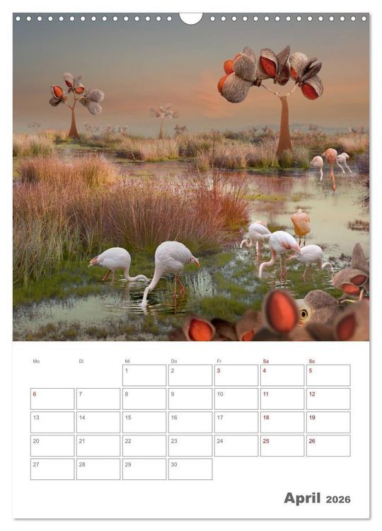 Produktbild: Surrealistische Reisen (Wandkalender 2026 DIN A3 hoch), CALVENDO Monatskalender