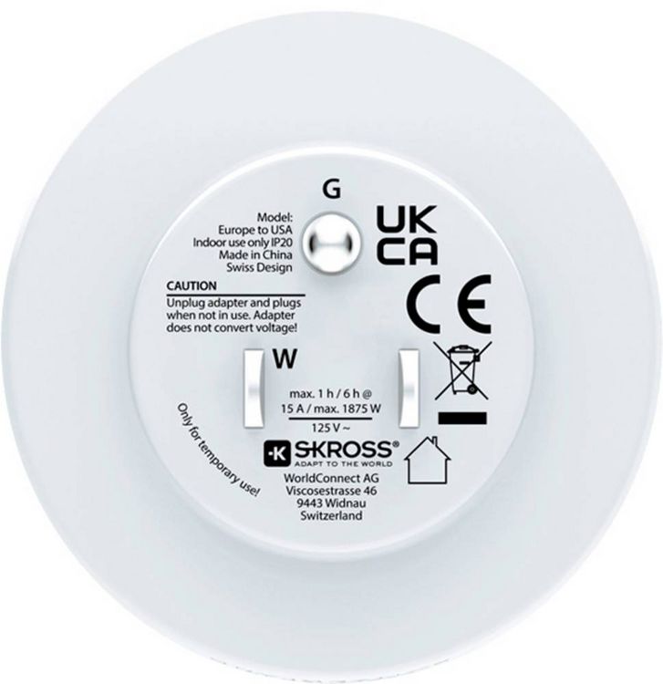 Produktbild: Skross 1.500203C-E Reiseadapter