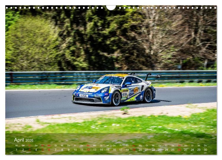 Produktbild: Motorsportkunst aus Weissach (Wandkalender 2026 DIN A3 quer), CALVENDO Monatskalender