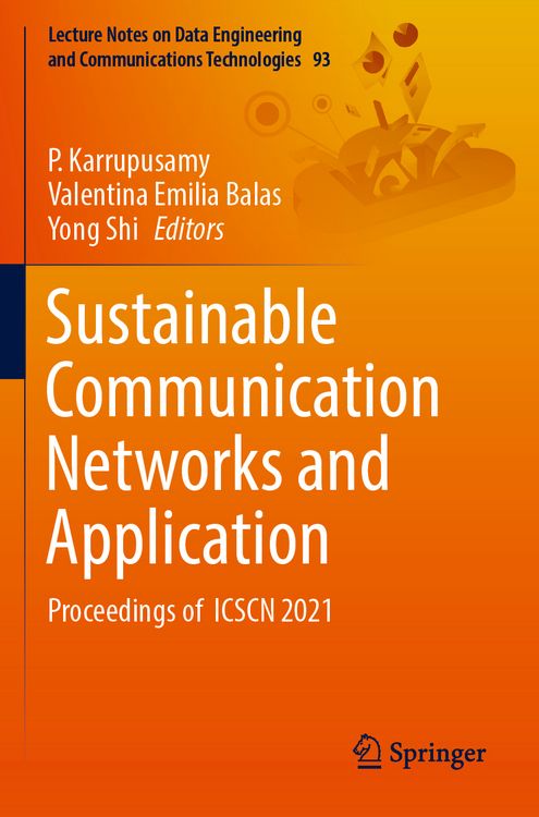 Produktbild: Sustainable Communication Networks and Application