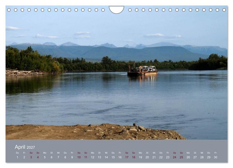 Produktbild: Kamtschatka - Vulkane, Asche, Eis (Wandkalender 2027 DIN A4 quer), CALVENDO Monatskalender