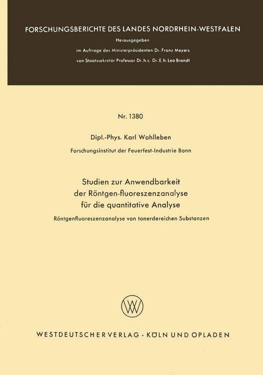 Produktbild: Studien zur Anwendbarkeit der R&ouml;ntgen-fluoreszenzanalyse f&uuml;r die quantitative Analyse