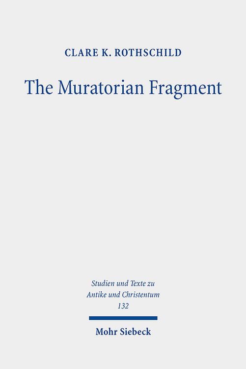Produktbild: The Muratorian Fragment