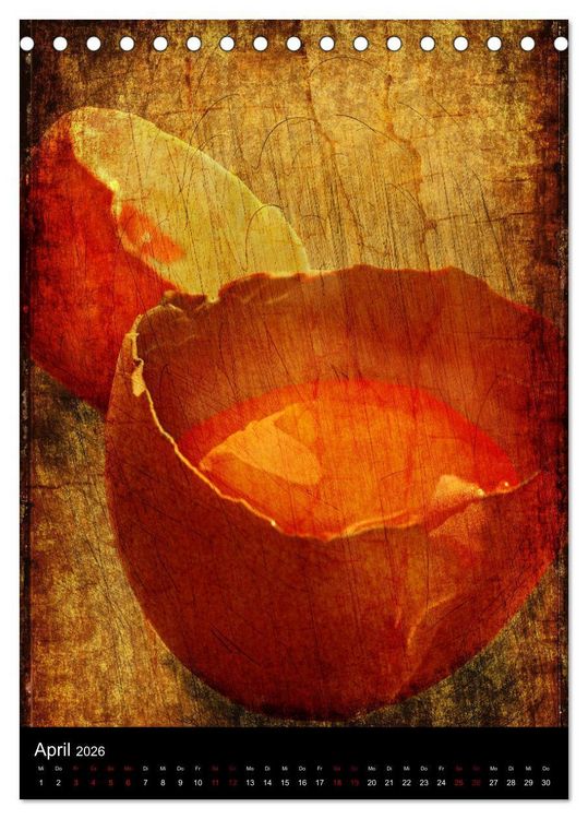 Produktbild: Fine Art Food (Tischkalender 2026 DIN A5 hoch), CALVENDO Monatskalender