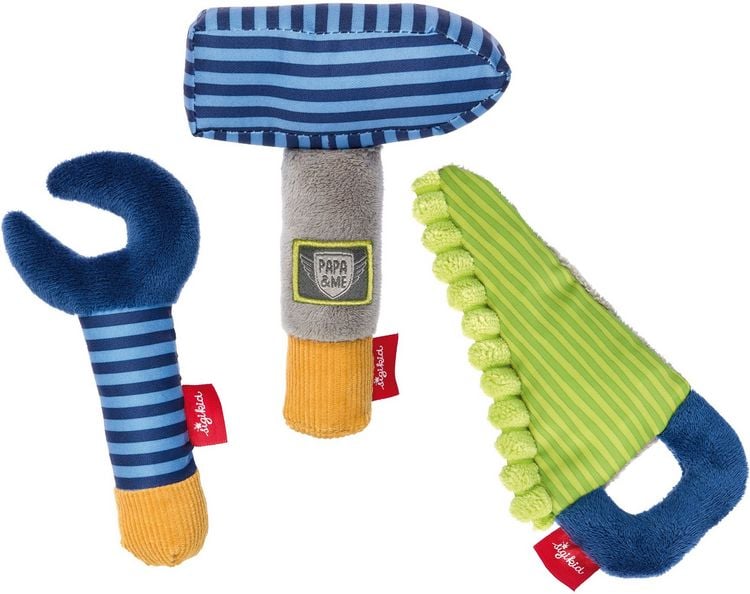 Produktbild: sigikid 41676 - Greifling Werkzeug Kinderbunt, 3er Set Papa & Me