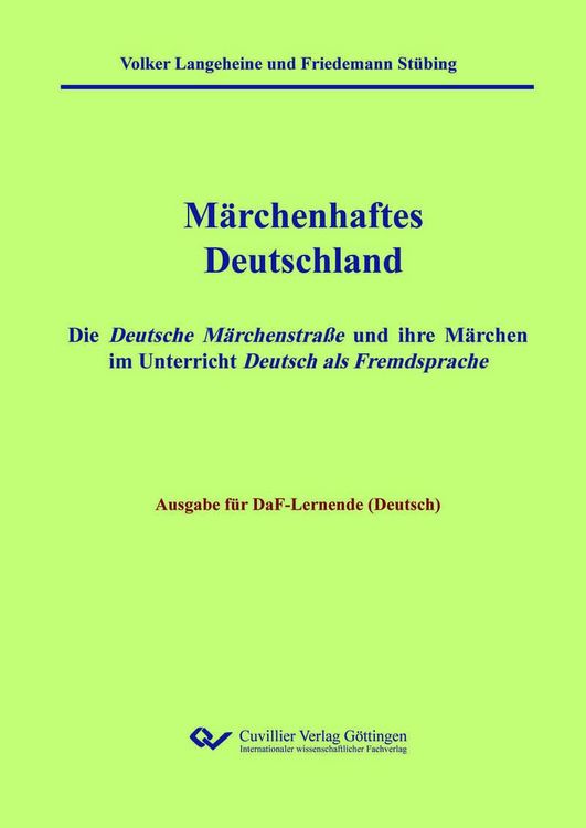 Produktbild: M&auml;rchenhaftes Deutschland - Ausgabe DaF-Lernende (Deutsch)