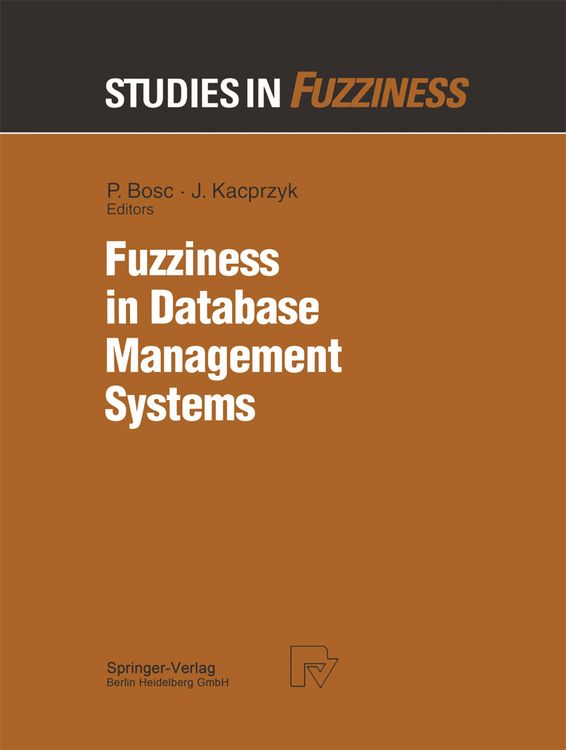 Produktbild: Fuzziness in Database Management Systems