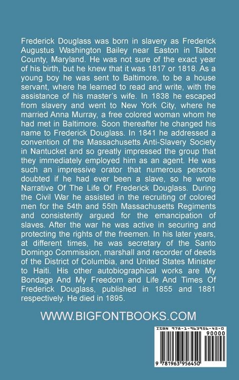 Produktbild: Narrative of the Life of Frederick Douglass, an American Slave