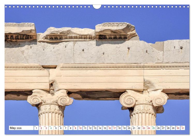 Produktbild: Ancient Greece and Architecture (Wall Calendar 2026 DIN A3 landscape), CALVENDO 12 Month Wall Calendar