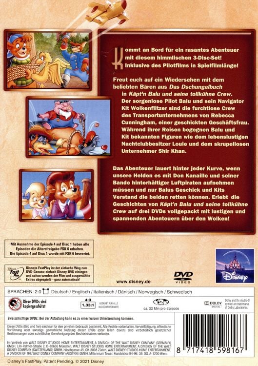 Produktbild: K&auml;pt'n Balu und seine tollk&uuml;hne Crew - Collection 1 [3 DVDs]