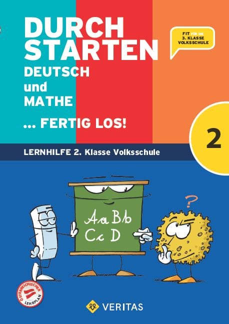 Produktbild: Durchstarten. Deutsch und Mathe... fertig los! 2. Klasse Volksschule
