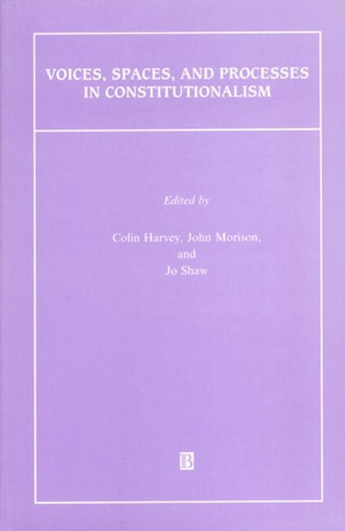 Produktbild: Voices, Spaces, and Processes in Constitutionalism