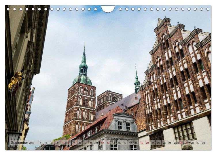 Produktbild: Ein Bummel durch die Hansestadt Stralsund (Wandkalender 2026 DIN A4 quer), CALVENDO Monatskalender