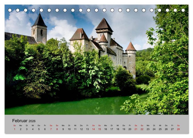 Produktbild: Zauberhaftes Franche Comt&eacute; (Tischkalender 2026 DIN A5 quer), CALVENDO Monatskalender