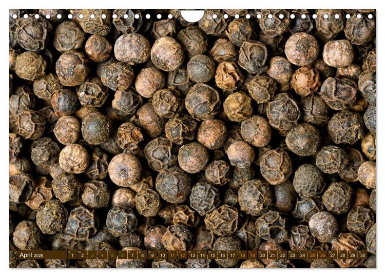 Produktbild: BRAUN - Gew&uuml;rze und K&ouml;stlichkeiten (Wandkalender 2026 DIN A4 quer), CALVENDO Monatskalender