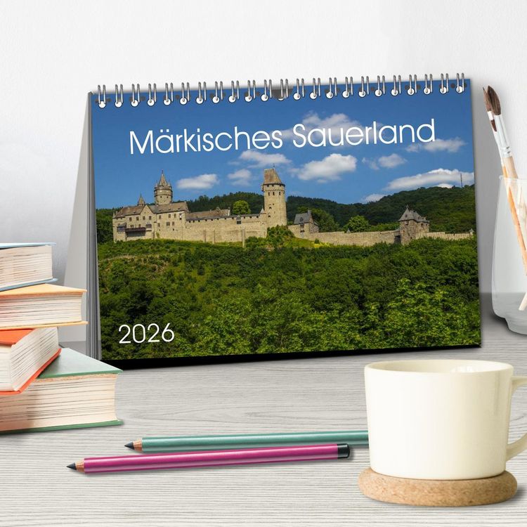 Produktbild: M&auml;rkisches Sauerland (Tischkalender 2026 DIN A5 quer), CALVENDO Monatskalender