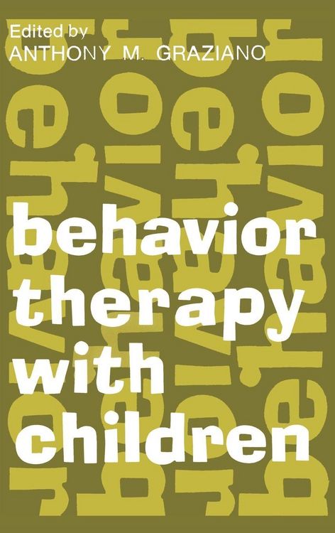 Produktbild: Behavior Therapy with Children