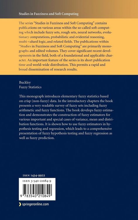 Produktbild: Fuzzy Statistics