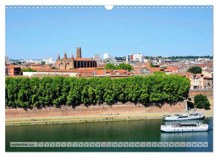 Produktbild: Occitanie fluviale (Calendrier mural 2026 DIN A3 vertical), CALVENDO calendrier mensuel