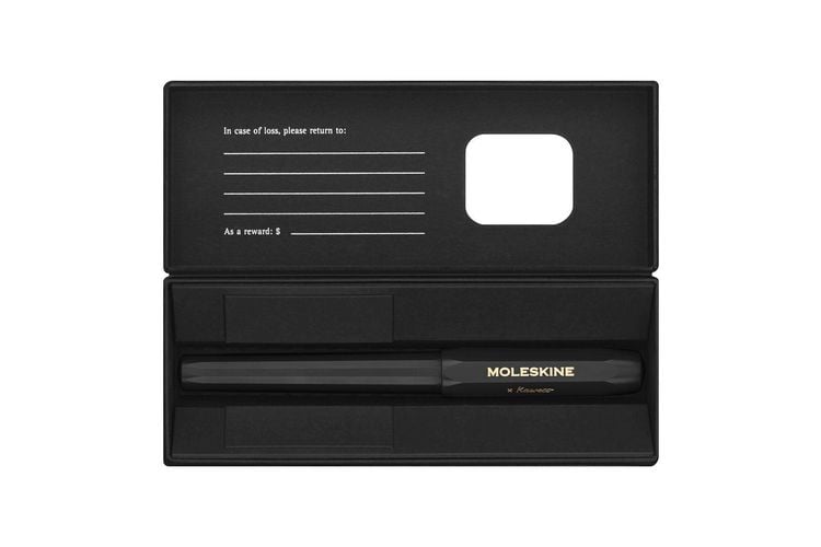 Produktbild: Moleskine Kaweco Ballpoint Pen, Black, Medium Point (0.7 MM), Blue Ink