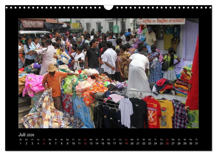 Produktbild: Sri Lanka Impressionen (Wandkalender 2026 DIN A3 quer), CALVENDO Monatskalender