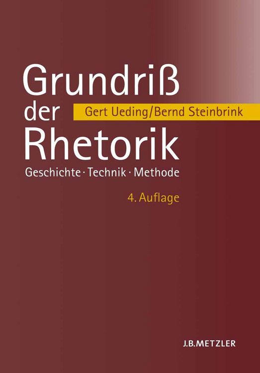 Produktbild: Grundri&szlig; der Rhetorik