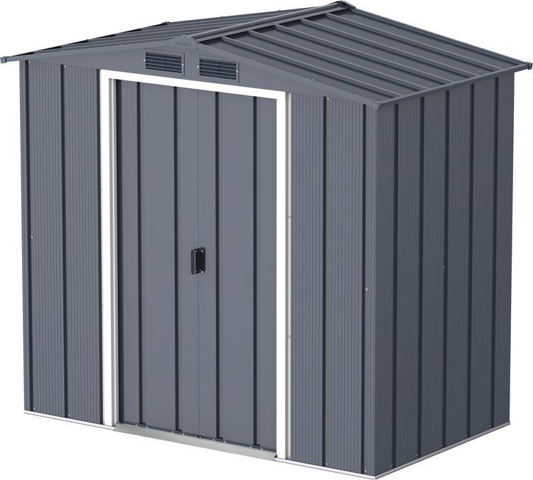 Produktbild: Metall Ger&auml;tehaus 202x113 Gartenhaus Schiebet&uuml;ren
