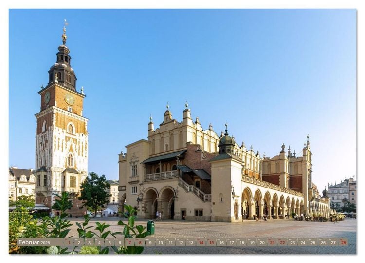 Produktbild: Polen. Von Krakau bis Danzig: Bilder voller Atmosph&auml;re (Wandkalender 2026 DIN A4 quer), CALVENDO Monatskalender