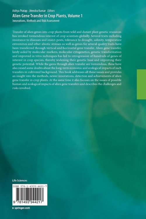 Produktbild: Alien Gene Transfer in Crop Plants, Volume 1