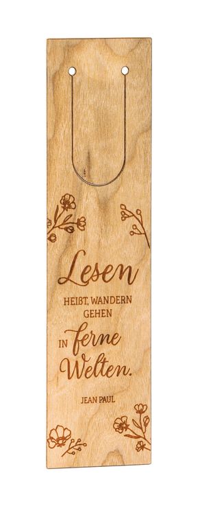 Produktbild: Lesen hei&szlig;t wandern gehen in ferne Welten. Jean Paul